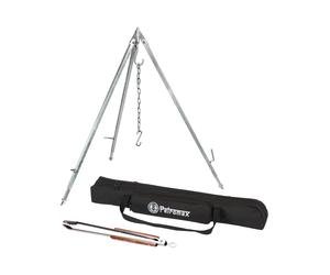 Petromax - Kitchen tripod for use over a flame - Tripod Set D1 in Wood - Grey Grey one size