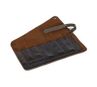 Petromax Cutlery Bag for Travel and Camping | Leather | for Petromax Camping Cutlery | Roll Bag | Storage Bag for Cutlery | Transport Bag with Metal Eyelet