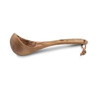 Petromax Olive Wood Trowel | Custom serving cutlery from Germany 2oz capacity oil wax finish for soups and stews around the campfire