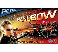 Petron Sureshot Handbow with 3 Sucker-Safe Arrows | Highly Accurate to over 20 Metres | Indoor & Outdoor Fun, Perfect for Adults & Children 14+