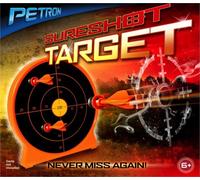 Petron Sureshot Toy Sucker Target Practice - Black/Orange 6+ Petron Multicolor