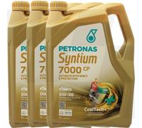 Petronas Syntium 7000 CP 0W-30 Fully Synthetic Engine Oil 15L 15 Litre (3 X 5L)
