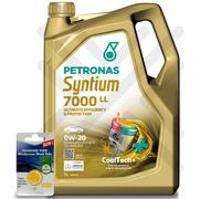 BMW Engine Oil PETRONAS Syntium 7000 LL 0W-20 5 Litre 5L + 5L SCREENWASH TAB