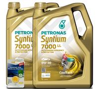 VW 504/507 Engine Oil PETRONAS Syntium 7000 LL 0W30 5 Litre 5L + SCREENWASH TAB