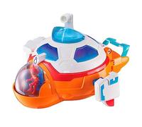 PETRONIX DEFENDERS - Headquarters 3-in-1 Drawing Series Playset Submarine Ship and Plane with Figure of Matt and Motorcycle Toy for Boys and Girls Aged 3+ Famous