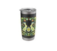Petrykivka Folk Art Easter Bunny Pysanky Eggs Stainless Steel Insulated Tumbler