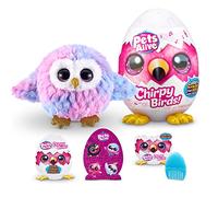 Pets Alive Chirpy Birds, Normi the Owl, Surprise Interactive Toy Pets with Electronic Speak and Repeat, Sings 2 Unique Songs, 5 Layers of Surprises, 23 cm, Ages 3+, (Owl)