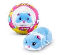 Pets Alive Hamstermania Blue by ZURU Hamster, Electronic Pet, 20+ Sounds Interactive, Hamster Ball Toy for Girls and Children, (Blue)