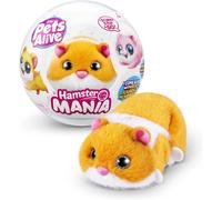 Pets Alive Hamstermania Orange by ZURU Hamster, Electronic Pet, 20+ Sounds Inte