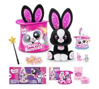 Pets Alive Magic Bunnies Black Bunny (Sootie) by ZURU Electronic Plush Unboxing Surprise Interactive Magic Toy