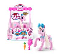 Pets Alive My Magical Unicorn and Stable Battery Powered Interactive Robotic Toy Playset By ZURU