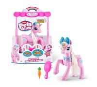 Pets Alive My Magical Unicorn and Stable Battery Powered Interactive Robotic Toy Playset By ZURU
