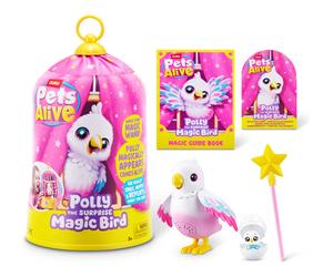 Pets Alive Polly the Surprise Magic Bird Robotic Toy Pet Bird