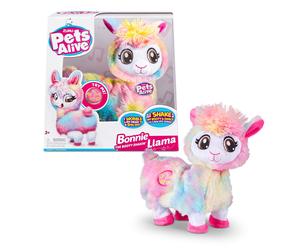 Pets Alive Rainbow Bonnie The Booty Shakin Llama Battery-Powered Dancing Robo...