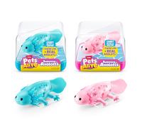 Pets Alive Robo Axolotl, Series 1, Swimming Axolotl, (2 Pack), Mailer Box