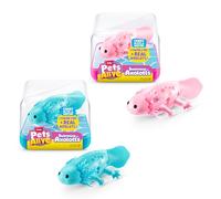 Pets Alive Robo Axolotl, Series 1, Swimming Axolotl, (2 Pack), Mailer Box