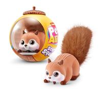 Pets Alive Scurry'n Squirrel (Brown) by ZURU - Interactive Robotic Pet Toy, Moving Squirrel with Realistic Movements and Sounds, Ages 2+, Child Toddler