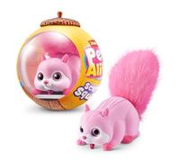 Pets Alive Scurry'n Squirrel (Pink) by ZURU - Interactive Robotic Pet Toy, Moving Squirrel with Realistic Movements and Sounds, Ages 2+, Child Toddler