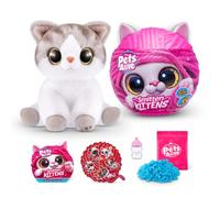 Pets Alive Smitten Kittens Alli, Surprise Kitten Plush, Ultra Soft Plushies, Interactive Toy Pets, Electronic Pet Kitten, Ages 3+ (Alli)