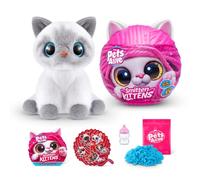 Pets Alive Smitten Kittens Bonnie, Surprise Kitten Plush, Ultra Soft Plushies, Interactive Toy Pets, Electronic Pet Kitten, Ages 3+ (Bonnie)