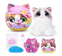 Pets Alive Smitten Kittens Series 2 (Ragdoll) by ZURU - Interactive Plush Cat Toy with 10 Sounds, Surprise Unboxing, Soft Collectible Pet for Ages 3+