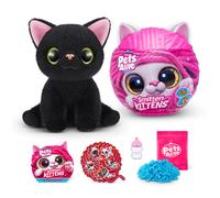 Pets Alive Smitten Kittens Surprise (Bombay Cat Lucky) by ZURU Nurture Play Soft Toy Unboxing Adopt Interactive 10 Sounds