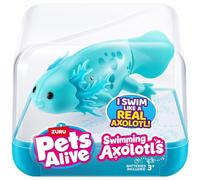 Pets Alive Swimming Axolotl - Teal - Dive Into An Enchanting World Of Underwater Fun With Pets Alive Swimming Axolotls! - Includes: 1 X Axolotl, 1 X Collector's Guide