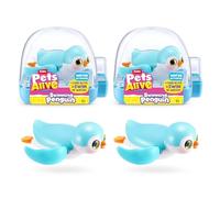 Pets Alive Swimming Penguin 2 PACK by ZURU Interactive Robotic Water-Activated Penguin Toy That Swims Like a Real Penguin, Perfect for Bath Time, Pool Play, and Water-Based Fun for Kids Ages 3+