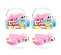 Pets Alive Swimming Penguin 2 PACK by ZURU Interactive Robotic Water-Activated Penguin Toy That Swims Like a Real Penguin, Perfect for Bath Time, Pool Play, and Water-Based Fun for Kids Ages 3+