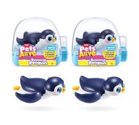 Pets Alive Swimming Penguin 2 PACK by ZURU Interactive Robotic Water-Activated Penguin Toy That Swims Like a Real Penguin, Perfect for Bath Time, Pool Play, and Water-Based Fun for Kids Ages 3+
