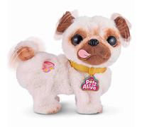 Pets Alive Zuru 9521 - Poppy The Booty Shakin’ Pug, Plush Toy Pug Shakes Her Hea