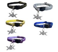 Pets Ark WICCA, Wiccan BREAKAWAY CAT collar with Tripe Goddess Charm for 2022 season (Golden Apple)