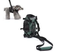 Pets Cart,Dog Wheelchair with Adjustable Hip Support Harness, Mobility Aid for Small Large Hind Leg Issues, Breathable Mesh Reflective Strips Rehabilitation and Outdoor Use Dark green L