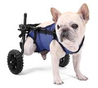 Pets Cart Mobility Aids for Little Pets, Dog Wheelchair for Back Legs, Chest Thigh Support for Small and Medium Sized Injured Cats(S)