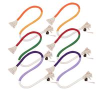 Pets Cat Chew Rope, Catnip-Infused Organic Cotton Toys Cats, Cat Chew Ropes with Catnip, for Teeth Cleaning 28 Inches (Color a)