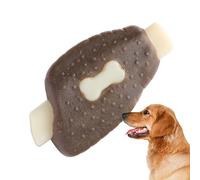 Pets Chew Toy - Dogs Chewers Toy | Indestructible Beef Flavor Bone Shaped With Treats For Positive Reinforcement Training | Multi Purposes Puppy Chewing For Aggressive Chewers