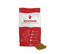 Pets Choice | Fish Food, Koi Carp Sticks | Floating, Highly Digestible & Non-Clouding | Added Spirulina to Enhance Colour (5kg)