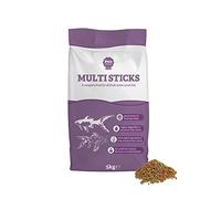Pets Choice | Fish Food, Multi Sticks | Floating, Highly Digestible & Non-Clouding | Added Spirulina to Enhance Colour (5kg)
