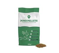 Pets Choice | Fish Food, Pond Pellets | Floating, Highly Digestible & Non-Clouding | Added Spirulina to Enhance Colour (10kg)