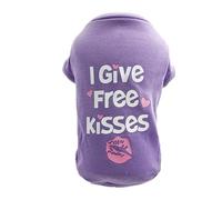 Pets Clothes Pet Coats Dog Jacket Multicolor Eye-catching Dogs Shirts Reusable Fashionable Puppy Pullover Vest Purple XS