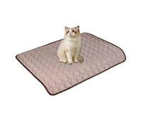Pets Cooling Mat,Washable Sleeping Mat | 100 X 75 Centimeters Self-Cooling Pet Mat | Suitable For Small, Medium Dogs, Puppies, Bedding, Bench, Kennel, Floor And Sofa