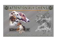 Pets-Easy. com Attention Custom dog Russian greyhound - pre perforated and screws offered. From 30 cm to 15 cm…