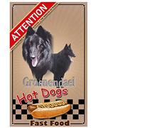 Pets-Easy. com Beware of the Dog personalized head Groenendael - pre perforated and screws provided. From 30 cm to 15 cm…