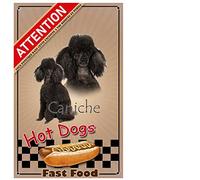Pets-Easy. com Beware of the Personalized Dog Poodle - pre perforated and screws delivered. From 30 cm to 15 cm…