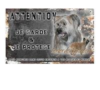 Pets-Easy. com Custom Beware of the Dog Pyrenean Shepherd Fawn Sign - pre drilled and screws provided. From 30 cm to 15 cm…