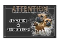 Pets-Easy. com I Mount the Guard Custom Staffordshire-Bull-Terrier - pre drilled and screws delivered. From 30 cm to 15 cm…