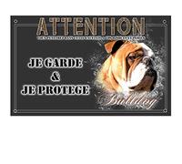 Pets-Easy. com Personalised English Bulldog Dog Sign - Pre Drilled and Screws Data. From 30 cm to 15 cm…