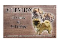 Pets-Easy.com Personalised Tibetan Spaniel Dog Plaque - Pre Perforated and Screws Supplied From 30 to 15 cm