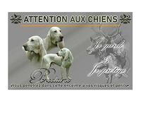 Pets-Easy. com Warning the Dog Porcelain Dog Sign - Pre Perforated and Screws Data. From 30 cm to 15 cm…