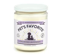 Pet's Favorite Calming Lavender Pet Odor Candle, Clean Burning, Long Lasting Scented Candles with a 70 Hour Burn Time, Pack of 1